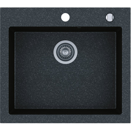 Кухонная мойка Kernau KGS H 60 1B Black Metallic