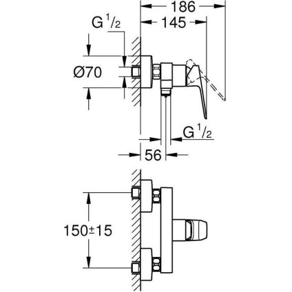 Смеситель Grohe Grohe-Cubeo 1018240000