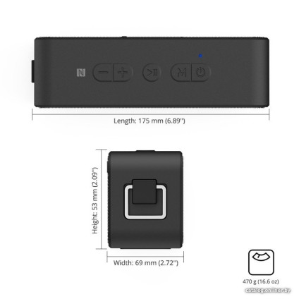 Беспроводная колонка Tronsmart T2 Plus (черный)