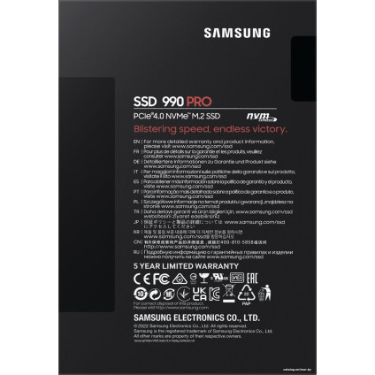 SSD Samsung 990 Pro 1TB MZ-V9P1T0BW