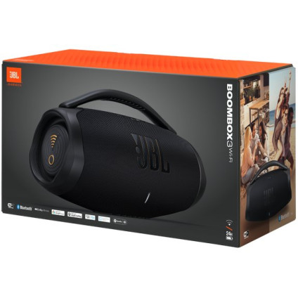 Беспроводная аудиосистема JBL Boombox 3 Wi-Fi (черный)