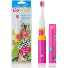 Электрическая зубная щетка Brush-Baby Go-Kidz Travel (розовый)
