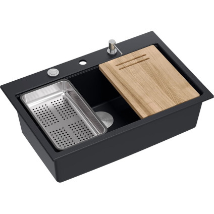 Кухонная мойка Quadron HQM7650U7BS