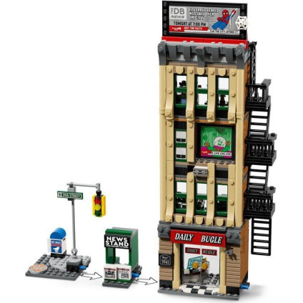 Конструктор LEGO Marvel 76342 Spider-Man Человек-паук против Мистерио: Дейли Бьюгл