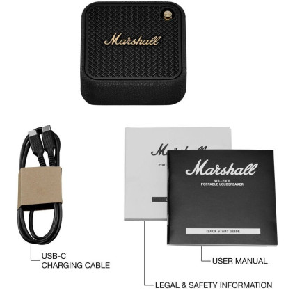 Беспроводная колонка Marshall Willen II (черный/латунь)