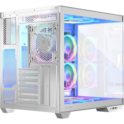 Корпус MODECOM Volcano Panorama Apex ARGB 5F Midi (белый)