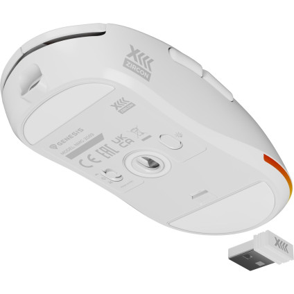 Игровая мышь Genesis Zircon XIII Custom (белый)