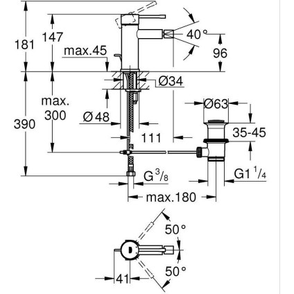 Смеситель Grohe Essence S 24178DC1