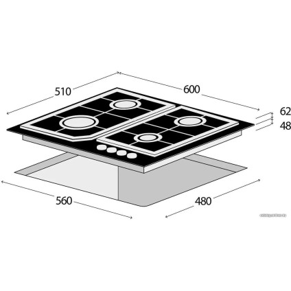 Варочная панель Concept PDV7460BC