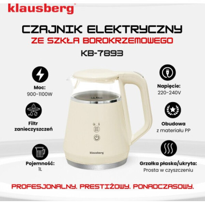 Электрический чайник Klausberg KB-7893