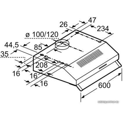 Кухонная вытяжка Bosch DUL63CC50
