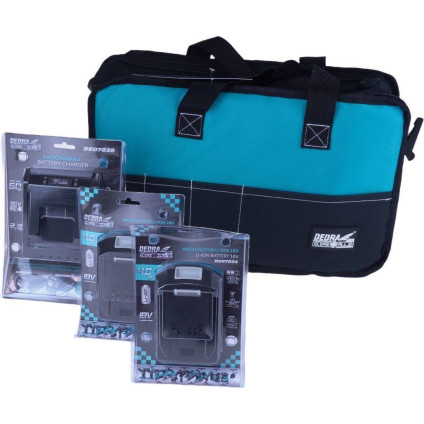 Аккумулятор с зарядным устройством Dedra DED7030G03 (20В/2x4 Ач + 20В)