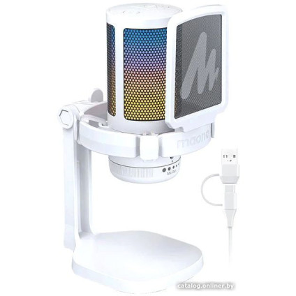 Проводной микрофон Maono DGM20 (белый)