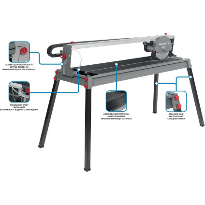 Электрический плиткорез GRAPHITE 59G891