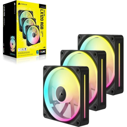 Комплект вентиляторов для корпуса Corsair iCUE LINK LX120 RGB Triple Pack CO-9051026-WW