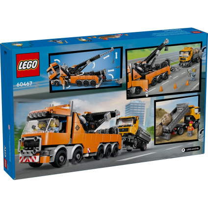 Конструктор LEGO City 60467 Тяжелый эвакуатор с краном