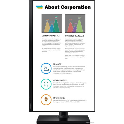 Монитор Samsung Essential T4 LF27T452FQRXEN