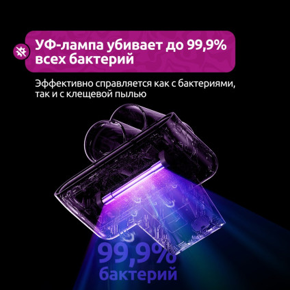 Пылесос для удаления пылевых клещей Deerma DEM-CM980W