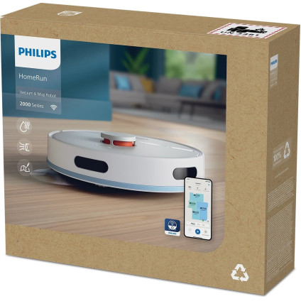 Робот-пылесос Philips HomeRun 2000 series Arctic White XU2000/20
