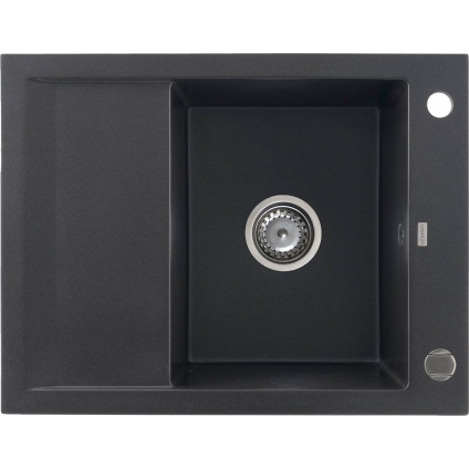 Кухонная мойка Kernau Kgs M 4565 1B1D Black Metallic