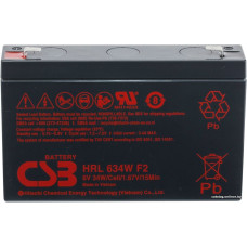 Аккумулятор для ИБП CSB Battery HRL634W F2 (6В/9 А·ч)