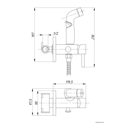 Смеситель Paffoni LIQ022NO