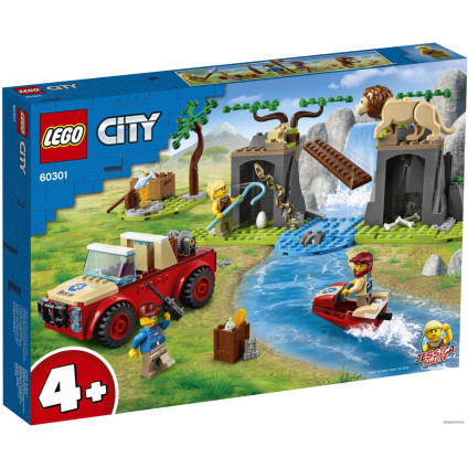 Конструктор LEGO City 60301 Спасательный внедорожник для зверей