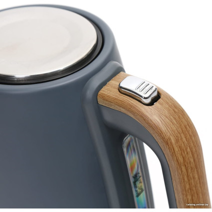 Электрический чайник Platinet Velvet Wooden (синий)