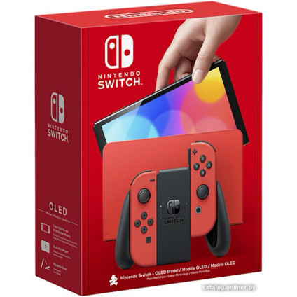 Игровая приставка Nintendo Switch OLED (Mario Red Edition)