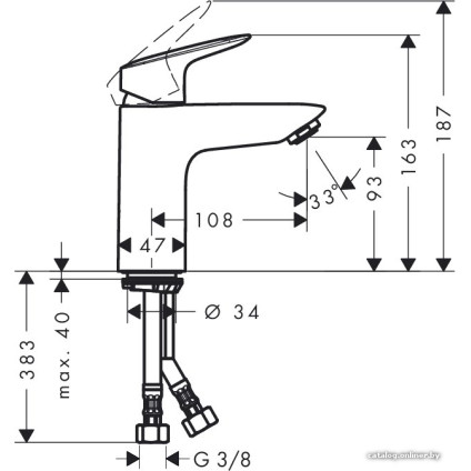 Смеситель Hansgrohe Logis 71101000