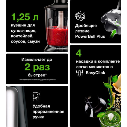 Погружной блендер Braun Multiquick 7 MQ7045X