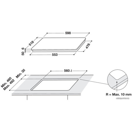Варочная панель Whirlpool WL B5860 AL