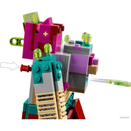 Конструктор LEGO Minecraft 21257 Столкновение с Пожирателем