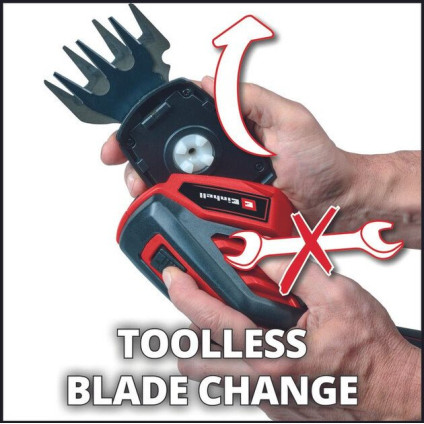 Кусторез + ножницы Einhell GC-CG 3,6/70 Li WT 3410365 (с 1-им АКБ)