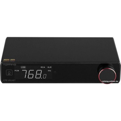 Цифро-аналоговый преобразователь Topping E70 Velvet (черный)
