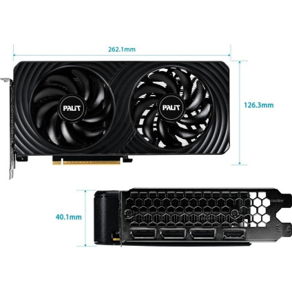 Видеокарта Palit GeForce RTX 5050 Dual NE65050019P1-GB2070D