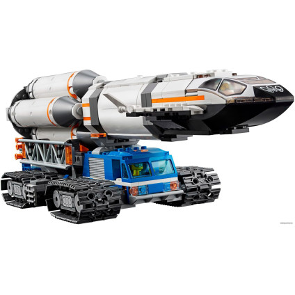 Конструктор LEGO City 60229 Площадка для сборки и транспорт для перевозки ракеты