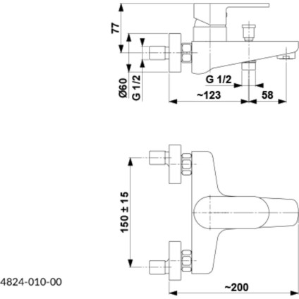 Смеситель KFA Halit 482401000