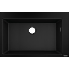 Кухонная мойка Hansgrohe S51 S510-F660 Zlewozmywak nablatowy 660 43313170 (черный графит)