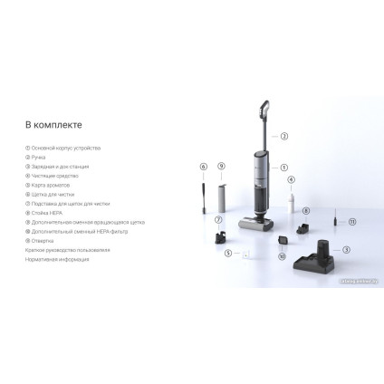 Вертикальный моющий пылесос Ezviz RH2
