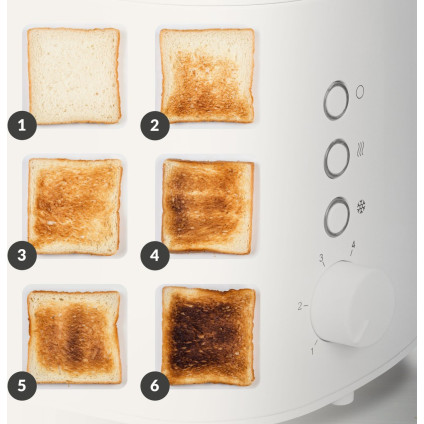 Тостер Zeegma Tostee White Wood