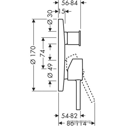 Смеситель Axor Starck 10416000