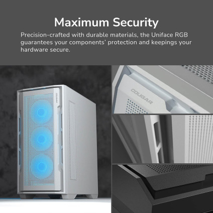 Корпус Cougar Uniface RGB (белый)