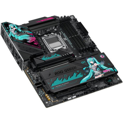 Материнская плата ASUS Rog Strix X870E-H Gaming WiFi7 Hatsune Miku Edition