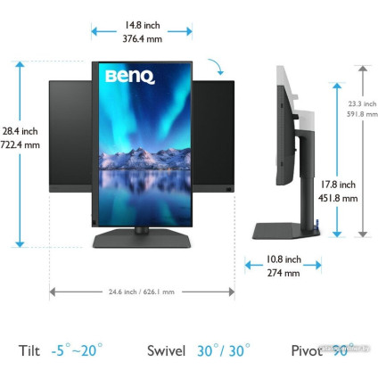 Монитор BenQ PhotoVue SW272Q