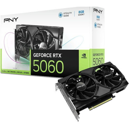 Видеокарта PNY GeForce RTX 5060 8GB Dual Fan VCG50608DFXPB1