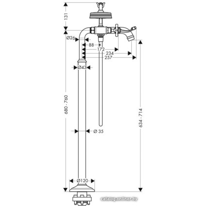 Смеситель Axor Montreux 16547000 (хром)