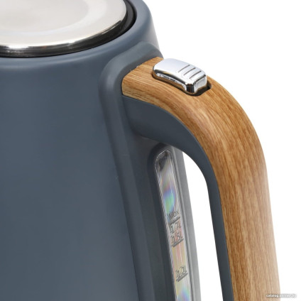 Электрический чайник Platinet Velvet Wooden (синий)