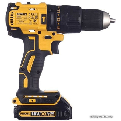 Ударная дрель-шуруповерт DeWalt DCD778S2T (с 2-мя АКБ 1.5 Ah)