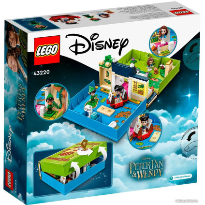Конструктор LEGO Disney 43220 Приключение Питера Пэна и Венди по сборнику рассказов